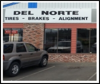 DEL NORTE TIRE $70 GIFT CERTIFICATE  BLOW OUT!!